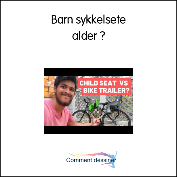 Barn sykkelsete alder